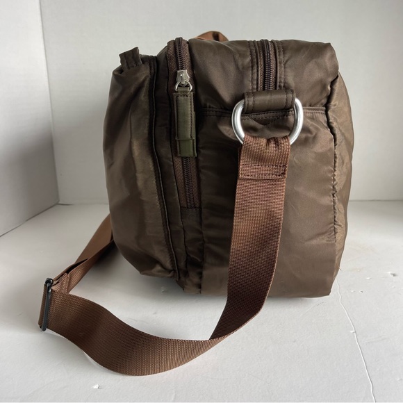 Dominique Linray Basic Shoulder brown Bag - Picture 3 of 13